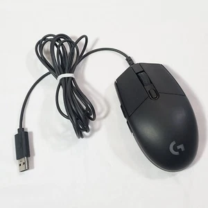 Logitech G203 LightSync Wired Gaming Mouse--Black USB for Laptops or Desktops - Picture 1 of 5