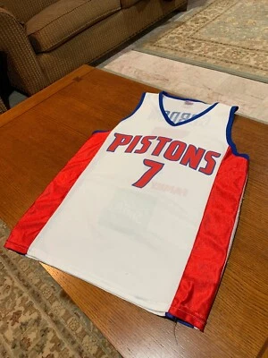 Ben Gordon #7 Detroit Pistons giveaway jersey L Family dollar and Sprite Sz L - Image 1 of 4