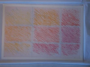 Kenneth NOLAND: Marron, 1990 Aquatinta auf Papier, 59x40 cm / Rothko, Stellar - Bild 1 von 4
