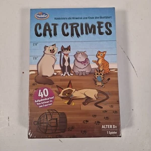 Cat Crimes Detective Game - ThinkFun Mind Game - 1-4 Players - New German - Picture 1 of 6