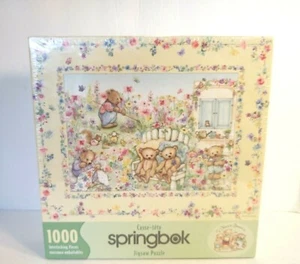 Mary's Bears "In The Garden" 1000 Interlocking Piece Jigsaw Puzzle by Springbok - Picture 1 of 2