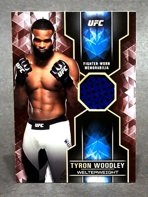 2017 Topps UFC Knockout Relics Red #KR-TW Tyron Woodley 2/10 - Image 1 of 2