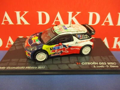 Die cast 1/43 Modellino Auto Citroen DS3 WRC Rally Messico Mexico 2011 S. Loeb - Immagine 1 di 4