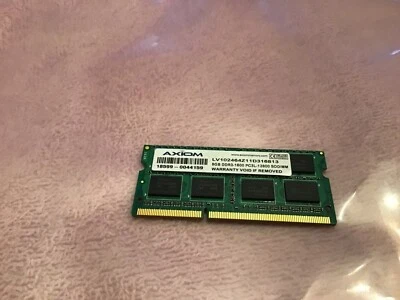 Axiom 8GB PC3L-12800 DDR3-1600 SODIMM Memory RAM LV102464Z11D316813 - Image 1 of 2