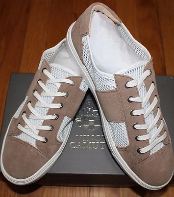 ZAPATILLAS VINCE CAMUTO BREYA MARRÓN CACHEMIR/BLANCO GAMUZA DE VACA/MALLA RED TALLA 10M Foto 1 de 4