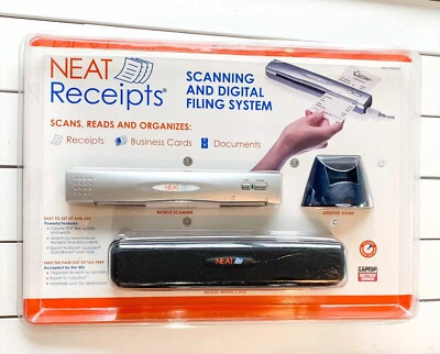 Neat Receipts Mobile Scanner Digital Filing System + Case 260908 NEW SEALED NOS - Image 1 of 4