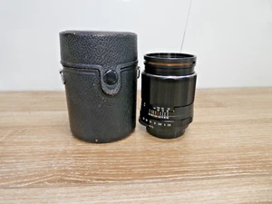 SUPER-MULTI-COATED TAKUMAR ASAHI LENS 1:2.8/105 *WITH CASE *WITH LENS COVER - Picture 1 of 5