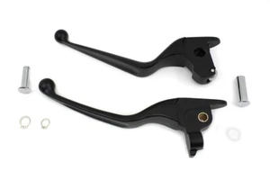 Black Wide Hand Lever Set for Harley Tour Glide 2014-16                #36700064 - Picture 1 of 4