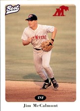 1996 Fort Myers Miracle Best #19 Jim McCalmont Scottsdale Arizona Baseball Card
