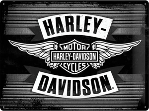 Cartel con licencia de Harley-Davidson cartel decoración mural emblema logotipo distribuidor *681 - Imagen 1 de 3