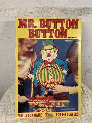 1980 Empire Toys Mr. Button Button Family Fun Game *RARE* W/Original Box!!! - Image 1 of 4