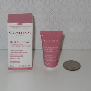 NEW Clarins Multi-Active Nuit Skin Renewing Night Cream Travel Size 5mL 0.1oz - Picture 1 of 1