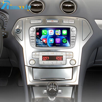 Für Ford Focus Mondeo MK4 7" Apple Carplay Android 15 Autoradio GPS Navi  2+64GB - Bild 1 von 4