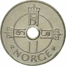 [#542954] Münze, Norwegen, Harald V, Krone, 1999, SS, Copper-nickel, KM:462