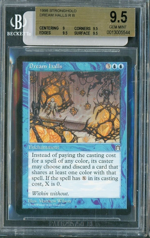 MTG Magic Gathering Reserved List - Stronghold - Dream Halls  BGS 9.5 NM CGC PSA - Image 1 of 1