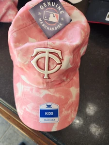 New Minnesota Twins baseball cap  Pink Camo Kids Adjustable - Picture 1 of 1
