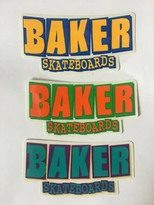 BAKER SKATEBOARDS - 1X BRAND LOGO STICKER - MULTI COLOURED - SKATE NEW RAD - Picture 1 of 1