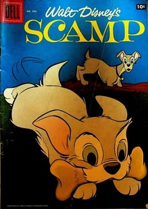 Scamp Dell Four Color 806 Walt Disney 1957 Dog Bone - Picture 1 of 2