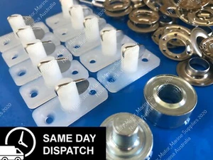 STAYPUT FASTENERS VERTICAL FITTING KIT FOR EYELET BOAT COVERS - 10 PACK - Picture 1 of 4