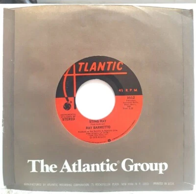 45 RPM MOD SOUL RAY BARRETTO, STING RAY / CAN YOU FEEL IT / (LET IT GROOVE YOU) - Image 1 of 2