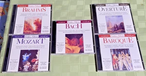 Lot 5 Critics Choice CD Sets -10  CDs Total- Brahms Mozart Bach Baroque Overture - Picture 1 of 8