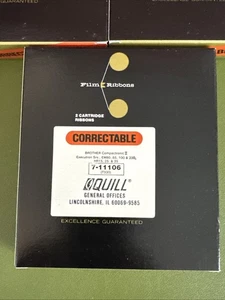 box of 6 Cartridge Film Ribbons for Brother Compactronic II Correctable 7-11106 - Picture 1 of 8