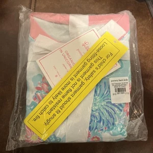 NWT Lilly Pulitzer For Pottery Barn Unicorn in Bloom Pajamas Set Size 8 - Picture 1 of 4
