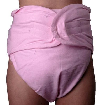 BIG KIDDYFEE Omutsu „Moltontraum“ – Weiche Stoffwindel aus Molton (in Rosa, Weiß & Hellblau e