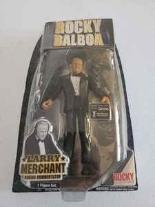 2006 ROCKY BALBOA JIM LAMPLEY MERCHANT BOXING COMMENTATOR FIGURE *NEW* - Picture 1 of 3