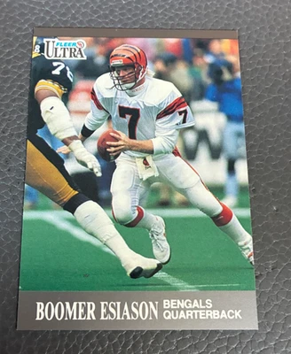 1991 Fleer Ultra #15 Boomer Esiason - Bengals - Image 1 of 2