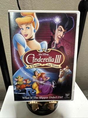 Cinderella III (3) A Twist in Time Walt Disney Pictures Presents DVD - Image 1 of 4