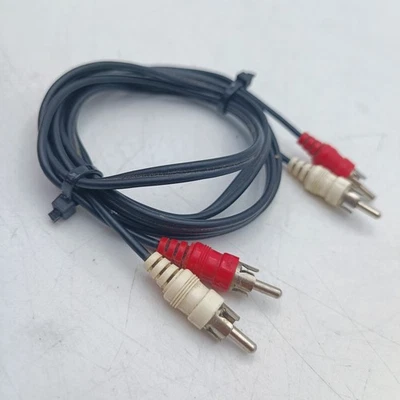 2 RCA macho a RCA macho 2M cable audio/video vintage estéreo audio VGA - Imagen 1 de 4
