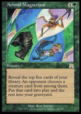 4X Animal Magnetism - LP - Onslaught MTG Magic Cards Green Rare