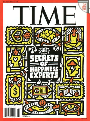 TIME Magazine January 2023 The Happiness Issue Anne Rice Dr. Anthony Fauci - Image 1 of 2