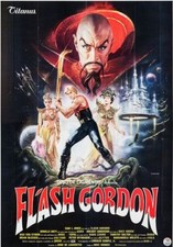 Vintage Flash Gordon Movie Poster Print A3/A4 