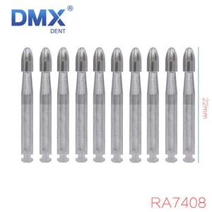 10 piezas DMXDENT fresas dentales de carburo recorte y acabado huevo fútbol americano RA-7408 - Imagen 1 de 2