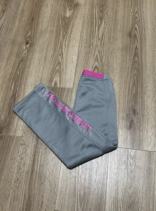 Under Armour Girl's Gray Pink ColdGear Storm 1 Pants Size Youth Small  (A03) - Picture 1 of 4