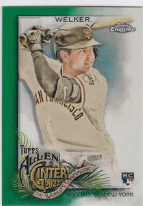 Allen & Ginter 2022 cromo refractor verde #197 Colton Welker Giants novato/99 - Imagen 1 de 2