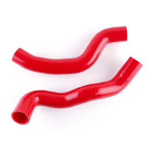 Red Fit For 2004-2012 Nissan Tiida Lat io Versa L4 Silicone Radiator Hoses Kit - Picture 1 of 12