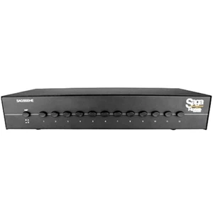 *USADO* Selector de altavoces estéreo de doble fuente Saga Elite™ 12 zonas (negro) - Imagen 1 de 7