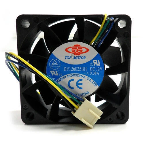 TOPMOTOR  60mm x 60mm x 25mm PWM Fan, 4PIN PWM (DF126025BH-PWMG) - Image 1 of 1