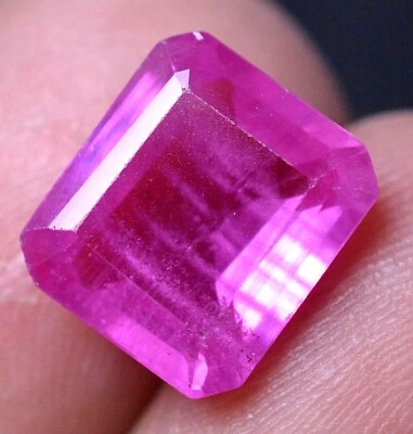 4.50 Ct Natural Burmese Pinkish Red Ruby GGL Certified 9 Mohs AAA+ Treated Gem - Image 1 of 4