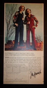 1976 Flutterbye's Pantsuit John Wanamaker Advertisement Philadelphia, PA - Picture 1 of 1