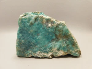 Drusy Chrysokoll Mineral Specimen Bagdad Mine Arizona Blue Druse #O29 - Bild 1 von 9