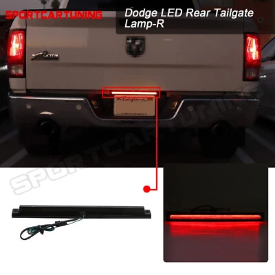 For 2006-2018 Dodge Ram 2500 3500 DuallyLED Rear Tailgate Brake Light Bar Smoked Foto 1 de 4