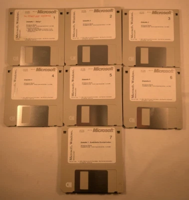 Microsoft Windows 3.10 auf 7 Disketten GETESTET - Bild 1 von 4