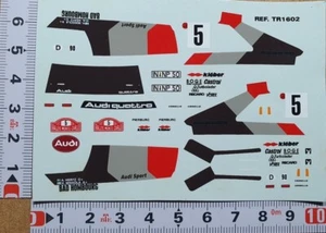DECALS 1/43 AUDI QUATTRO - #5 - MIKKOLA - RALLYE MONTE CARLO 1981 - DCC1432 - Picture 1 of 2