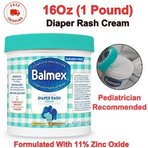 Daily Baby Diaper Rash Cream w Zinc Oxide& Botanicals,Dermatologist Tested,16oz - Picture 1 of 7