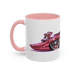 PINK PANTHER PANTHERMOBILE Concept Art Coffee Mug 11oz - Picture 1 of 4