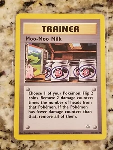 Pokémon MOO-MOO MILK Trainer 101/111 Neo Genesis - Near Mint - Bild 1 von 2